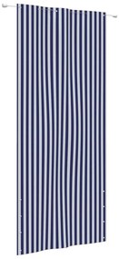 Διαχωριστικό Βεράντας Μπλε &amp; Λευκό 120 x 240 εκ. Ύφασμα Oxford - Πολύχρωμο