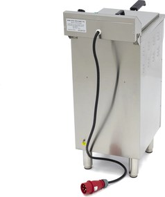 Deep Fryer - 16L - 1 Basket - with Drain Tap and Stand - 400V