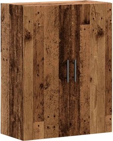 vidaXL Επίτοιχο ντουλάπι Παλιό ξύλο 69,5x34x90 cm