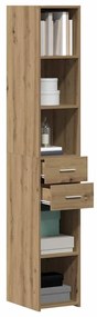 vidaXL Highboard artisan δρυς 30 x 42.5 x 185 εκ Επεξεργασμένο ξύλο