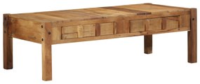 vidaXL Τραπέζι Καφέ 110x55x35 cm Μασίφ Ανακυκλωμένο