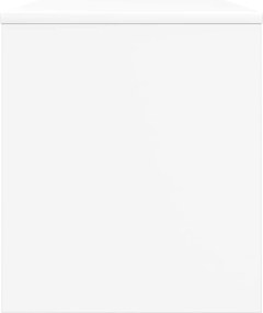 vidaXL Ντουλάπι TV Λευκό 100 x 35 x 40 εκ Επεξεργασμένο ξύλο