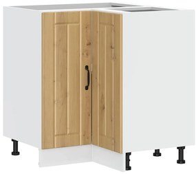 vidaXL Γωνιακό ντουλάπι βάσης κουζίνας &quot;Lucca&quot; Artisan Oak