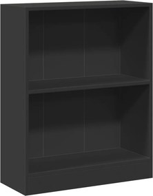 vidaXL Βιβλιοθήκη Μαύρη 60 x 24 x 76 εκ. από Επεξεργασμένο Ξύλο