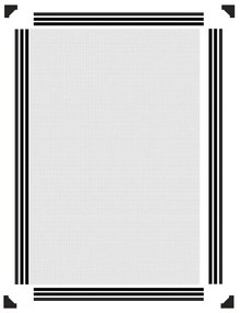 vidaXL Σήτα Εντόμων Μαγνητική για Παράθυρα Ανθρακί 80x120 εκ.