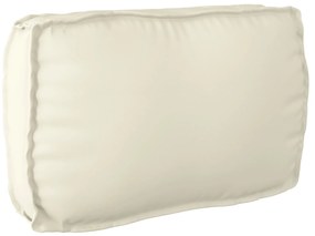 vidaXL Μαξιλάρι Παλέτας για πλάτη Κρεμ 70x40x12 εκ. ύφασμα Oxford