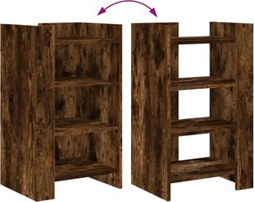 vidaXL Συρταριέρα Καπνιστή Δρυς 45x35x75 εκ. από Επεξεργ. Ξύλο