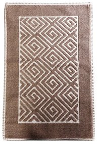 LABYRINTH BROWN ΧΑΛΙ 90% COTTON/10% POLYESTER 60Χ100ΕΚ | Συσκευασία 2 τμχ