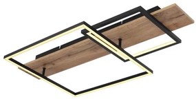 Πλαφονιέρα Φωτιστικό Οροφής LED 24W Μαύρο 75cm Vanni 67289D1 Globo Lighting-67289D1-Μαύρο 67289D1