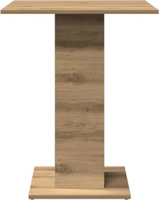 vidaXL Τραπέζι Bistro Χρώμα Τεχνίτης Δρυς 60 x 60 x 75 εκ. Μοριοσανίδα