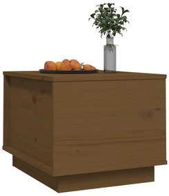 vidaXL Τραπεζάκι Σαλονιού Καφέ Μελί 40x50x35 εκ. Μασίφ Ξύλο Πεύκου
