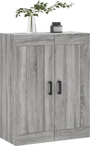 vidaXL Ντουλάπι Επιτοίχιο Γκρι Sonoma 69,5 x 34 x 90 εκ. Επεξεργ. Ξύλο