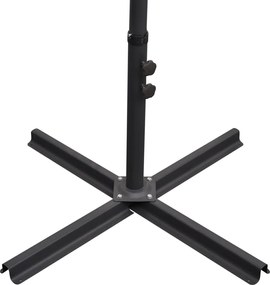 vidaXL Ομπρέλα Κήπου Κρεμαστή Λευκό Άμμου 3 μ.