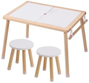 VEVOR Kids Sensory Table &amp; Chair Set Sand Water Play Table with 2 Storage Bins