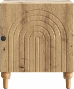 vidaXL Κομοδίνο 2 τεμ. Artisan Δρυς 43 x 34,5 x 50 εκ