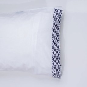 Ζεύγος Μαξιλαροθήκες (50x70) White Fabric Telendo White