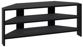 Έπιπλο τηλεόρασης γωνιακό Thales Megapap χρώμα black wood 110x36x45εκ.