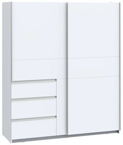 Intrahome Ντουλάπα ρούχων Gotion Intrahome δίφυλλη λευκό μελαμίνης 170.5x61x200.5εκ | SKU: INTRAPA-429111110