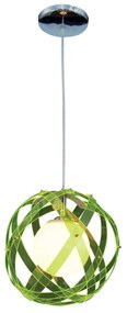 Φωτιστικό Οροφής Μονόφωτο Homelighting Nefeli 77-1543 Lime