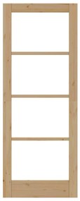 vidaXL Εσωτερική Πόρτα με Γυαλί ORKDAL Καφέ 78 x 202 εκ.
