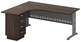 Γραφείο Superior Αριστερή Γωνία ΕΟ703,L1 180x70/150x60cm Walnut