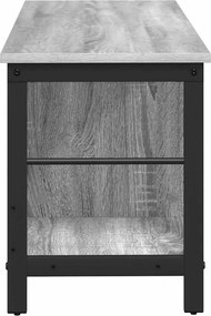 vidaXL Ράφι Βιβλίων Γκρίζο Σονομα 102 x 32 x 40,5 εκ.