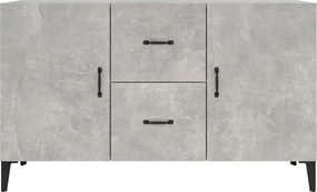 vidaXL Ντουλάπι Γκρι Σκυροδέματος 100 x 36 x 60 εκ. Επεξεργασμένο Ξύλο