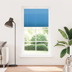 vidaXL Πλισέ Στόρι Μπλε 110x200 εκ. Πλάτος Υφάσματος 109,4 εκ. Πολυεστέρας