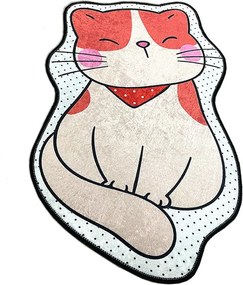 Carpet (60 x 90) Katze Multicolor