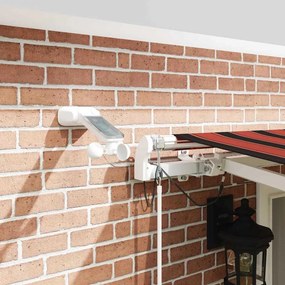 vidaXL Ηλεκτρική τέντα με LED και αισθητήρα 5 x 3,5 m