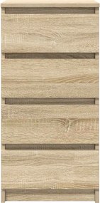 vidaXL Ραφιέρα Sonoma Δρυς 37,5x35x76 εκ. από Επεξεργ. Ξύλο