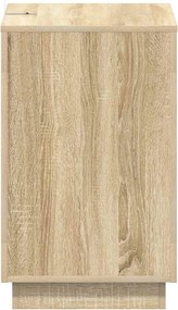 vidaXL Τραπεζάκι Πλευράς Sonoma Δρυς 60 x 40 x 65 εκ.