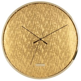 Ρολόι Τοίχου Disco KA6005GD 40x4,5cm Gold Karlsson Μέταλλο