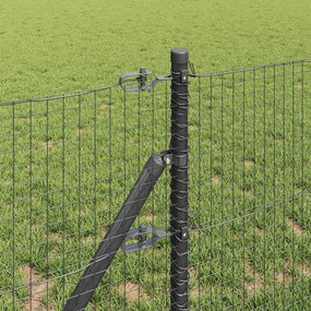 vidaXL Συρματόπλεγμα Σταθερού Εδάφους 25 x 0,6 μ Γκρι Δίχτυ