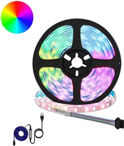 vidaXL Λωρίδα LED 12 pcs Μαύρο και Διαφανές 4000 χλμ