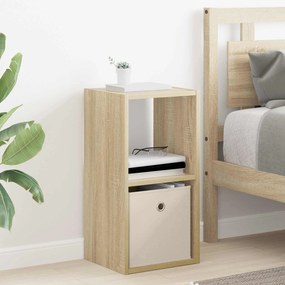 vidaXL Κομοδίνο 2 τμχ. Δρύς Sonoma 30,5 x 27 x 59,5 εκ