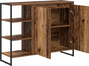 vidaXL Βοηθητικό ντουλάπι Παλιό Ξύλο 96.5 x 30 x 75 εκ