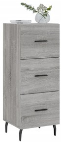 vidaXL Ντουλάπι Γκρι Sonoma 34,5x34x90 εκ. από Επεξεργασμένο Ξύλο