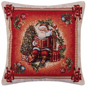 Χριστουγεννιάτικη Μαξιλαροθήκη (45x45) Silk Fashion W353