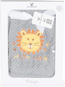 Baby blanket Freya grey
