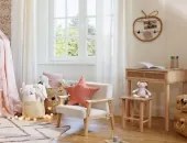 ATMOSPHERA ΠΑΙΔΙΚΌ ΔΩΜΆΤΙΟ & ΔΙΑΚΌΣΜΗΣΗ BASILE WHITE ARMCHAIR ATMOSPHERA FOR KIDS 174323A 0/0/0 NEOPORTAL-3560231527006