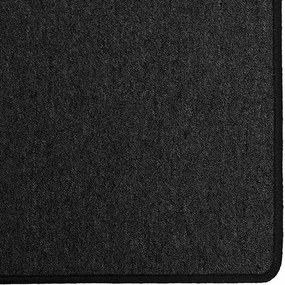 vidaXL Δερμάτινο Χαλί Ανθρακί 100 x 200 cm 100% Πολυπροπυλένιο