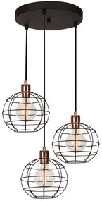 Φωτιστικό Οροφής Tellini 892OPV1830 Φ40x113cm 3xE27 40W Black Opviq