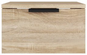 vidaXL Κομοδίνα Επιτοίχιο Sonoma Δρυς 34 x 30 x 20 εκ.