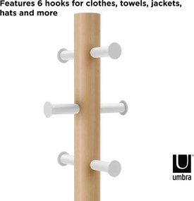 Umbra Pillar καλόγερος ρούχων ξύλο/μέταλλο 165X50εκ.1014257-668