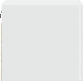 vidaXL Ντουλάπι Τοίχου άσπρο 30x42,5x40 εκ. Επεξεργασμένο Ξύλο