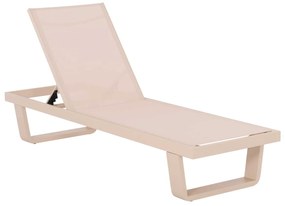 ΞΑΠΛΩΣΤΡΑ ΑΛΟΥΜΙΝΙΟΥ ΜΕ ΥΦΑΣΜΑ TESLIN RICKON HM6292.04 ΣΕ ΣΑΜΠΑΝΙ 198x61,5x97Υεκ.