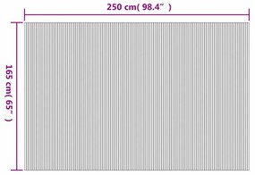 Διαχωριστικό Δωματίου σε Φυσικό Χρώμα 250 x 165 εκ. Μπαμπού 241668