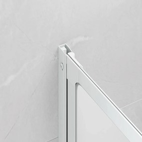vidaXL Πτυσσόμενο Διαχωριστικό Μπανιέρας 141 x 132 cm 3 Πάνελ