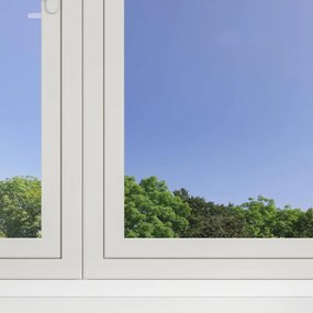 vidaXL Στατική Ανακλαστική Ταινία Παράθυρου Ασημί 45 x 2000 cm PVC